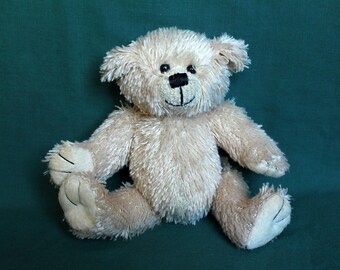 Osito de peluche vintage marrón claro: peluche METRO (15,8 cm de alto)