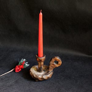 Vintage Wooden 7-candle Holder: Scandinavian Retro Candelabra - Etsy