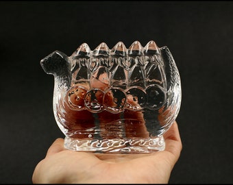 Vikingschipbeeld uit het midden van de eeuw: Pukeberg Lindshammar Art Glass