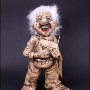 Vintage Swedish RBA Olofstrom Troll Figurine: Scandinavian Collectable