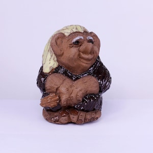 Nykyrka Keramik,AJ,Albert Ingemar Jansson troll,Scandinavian Troll,Collectable,Vintage Figurine gnome,Swedish handmade troll figurine