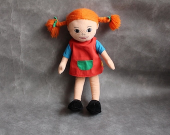 ヴィンテージ 長くつ下のピッピ ぬいぐるみ - Micki Toys アストリッド