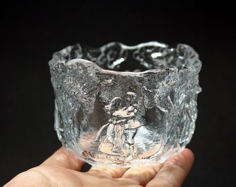 Kosta Boda Rhapsody Schüssel: Kjell Engman Kunst-Glas-Eiskübel