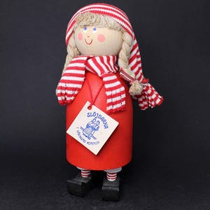 Vintage Swedish Gnome Figurine,Scandinavian Tomte,Santa Claus Gnome,Swedish Tomte Gnome, Christmas Tomte,Scandinavian Christmas Decor