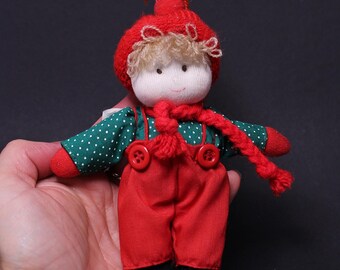 Tomte de Noël scandinave vintage : décoration de lutin norvégien