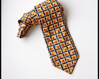 Men&#39;s Necktie,Vintage necktie ,Vintage Fruit Necktie , Fruit ties, Men&#39;s Accessories.