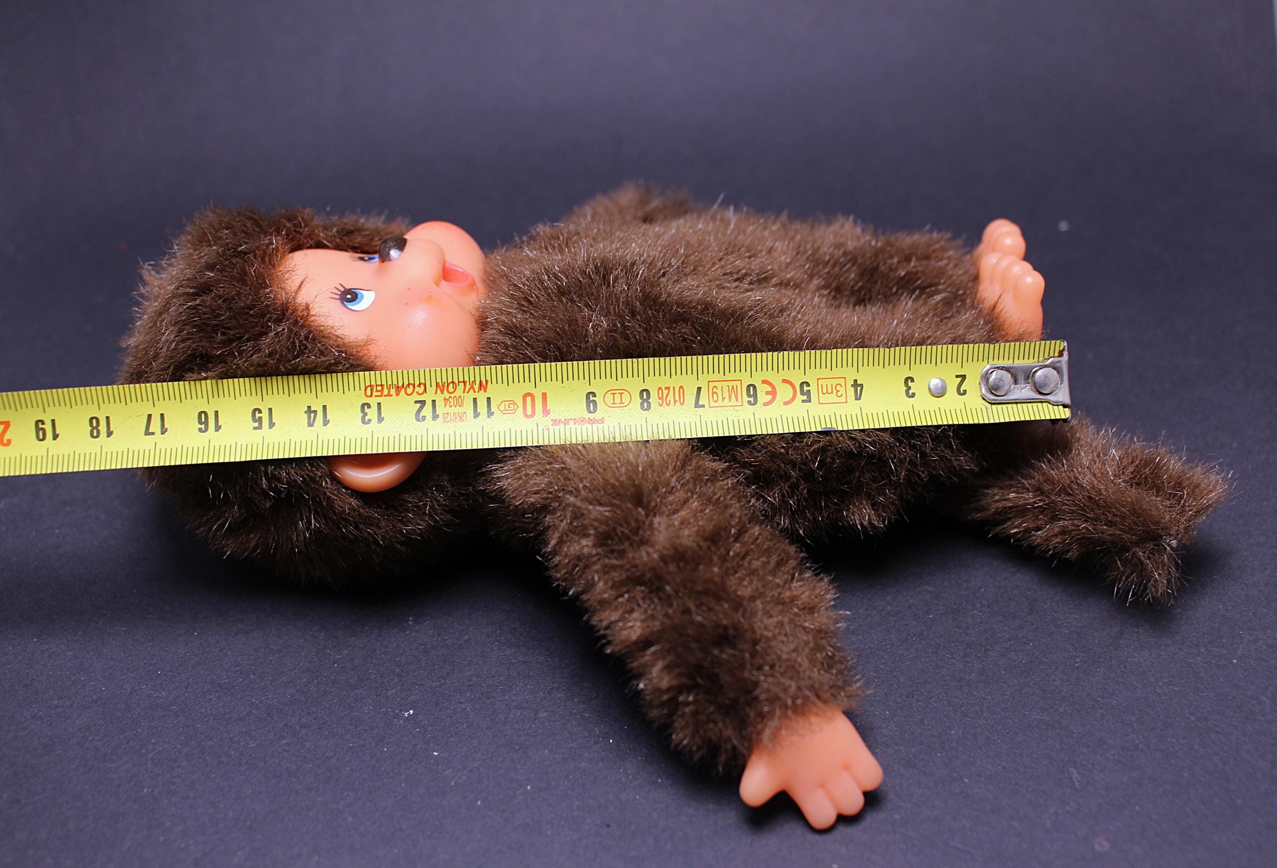Vintage Monchhichi,stuffed Toy Brown,1980s Little Monkey