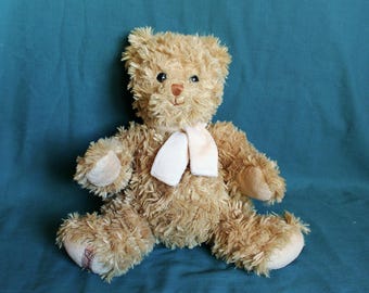 Vintage Bukowski Plush Teddy Bear: Swedish Design Animal Toy