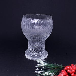Vintage IIttala Finland kekkerit red wine / water glasses TIMO sarpaneva MID CENTURY Beer Mug