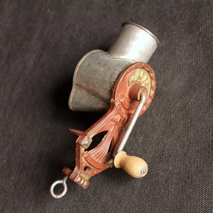 Antique Cheese spice vegetable grinder Anna