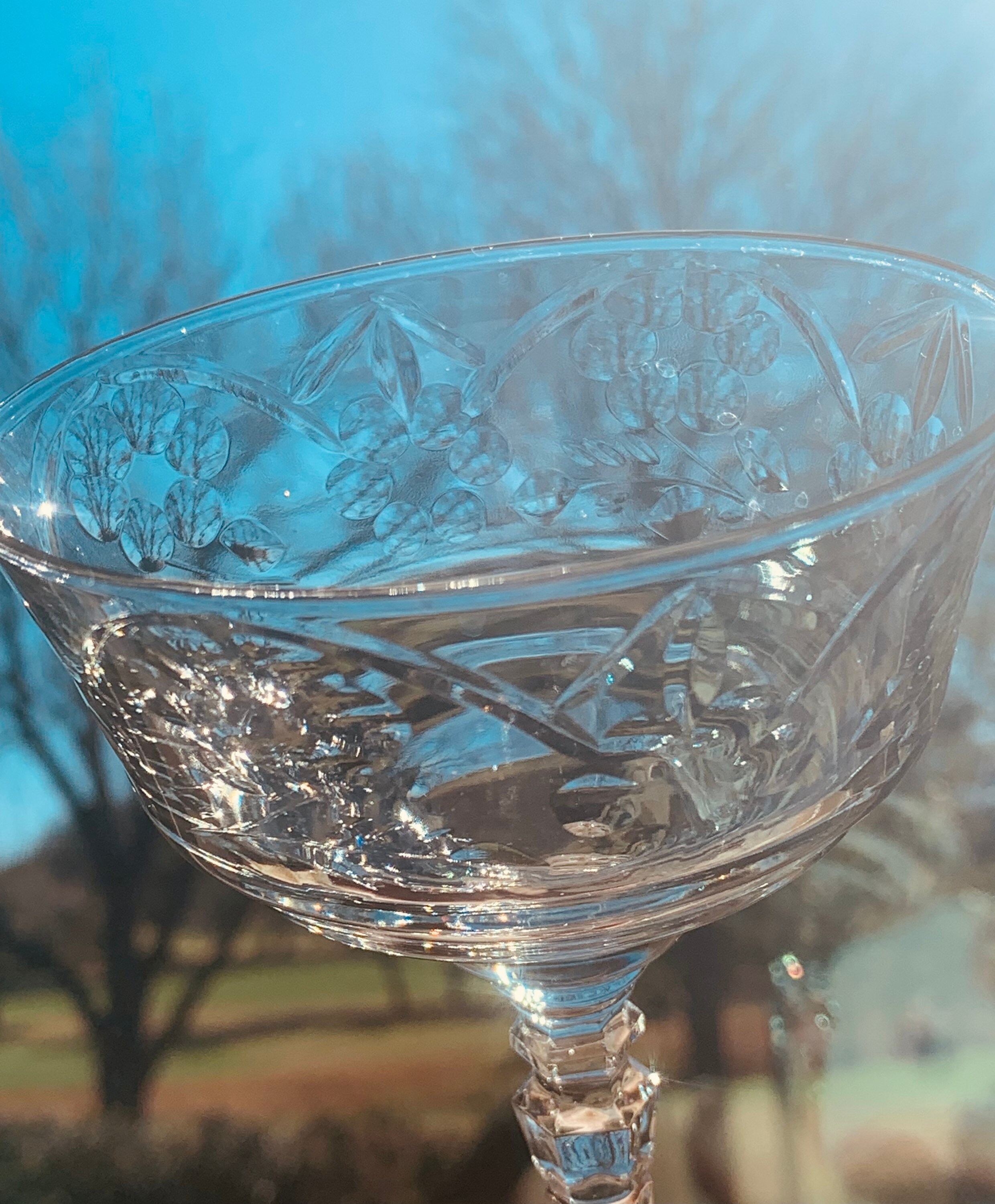 20 MCM Libbey Rock Sharpe Champagne Cocktail Coupes in Normandy Pattern