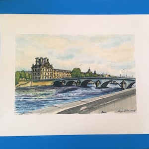 16 x 20&quot; Ltd Edition, &quot;Morning in Paris&quot; Artist signed and numbered Giclee Print