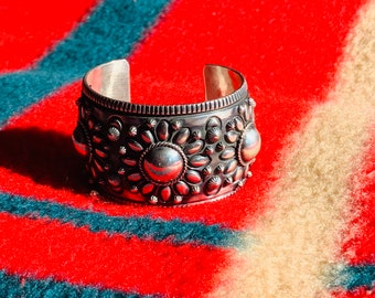 Navajo Sterling Silver cuff Bracelet by Daryl Becenti