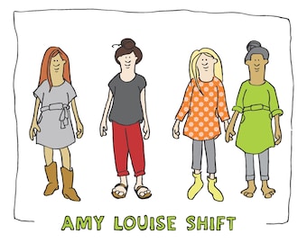 DIGITALER DOWNLOAD Amy Louise Shift Pattern