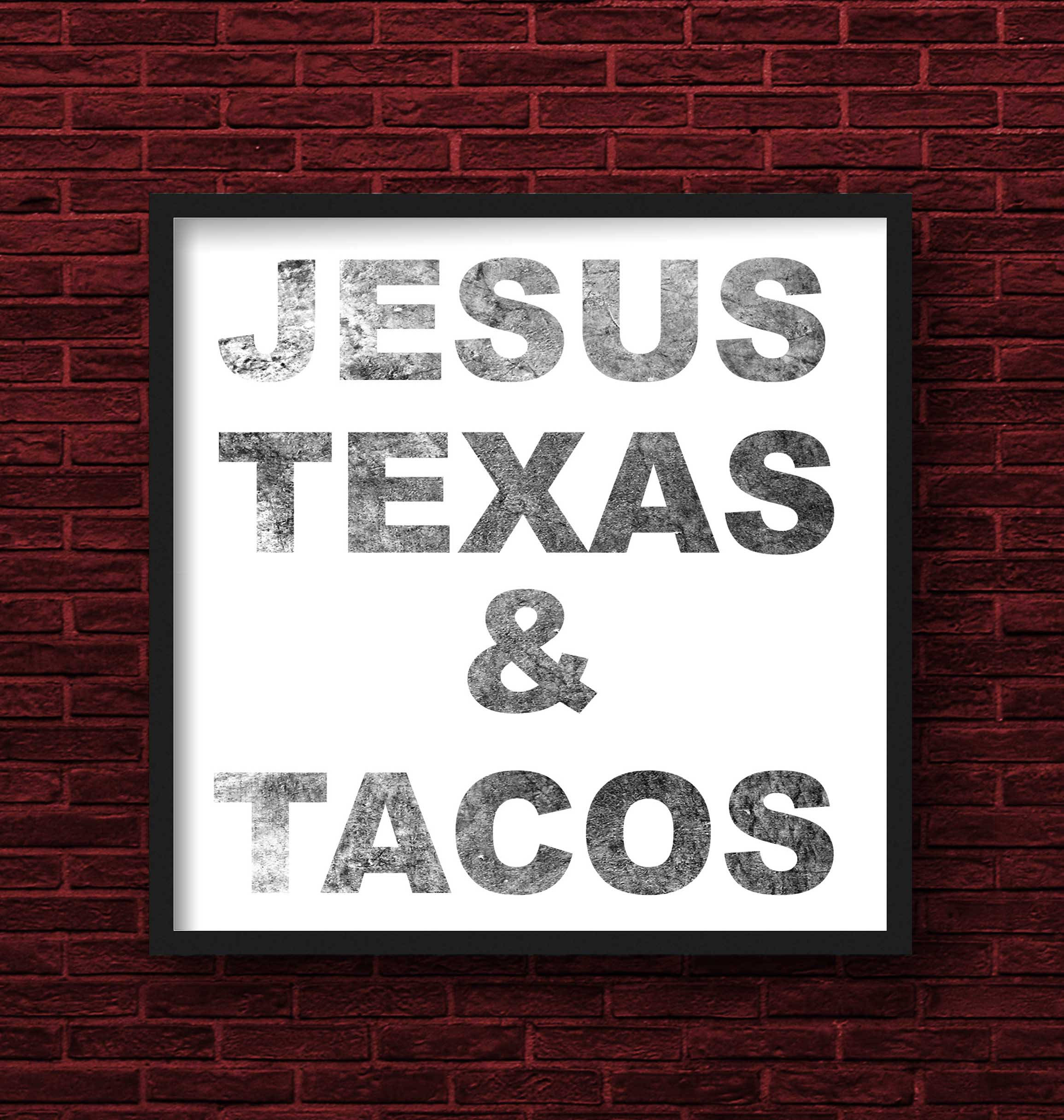 Jesus Texas and Tacos Sign God Made Jesus Saved Texas Raised Etsy