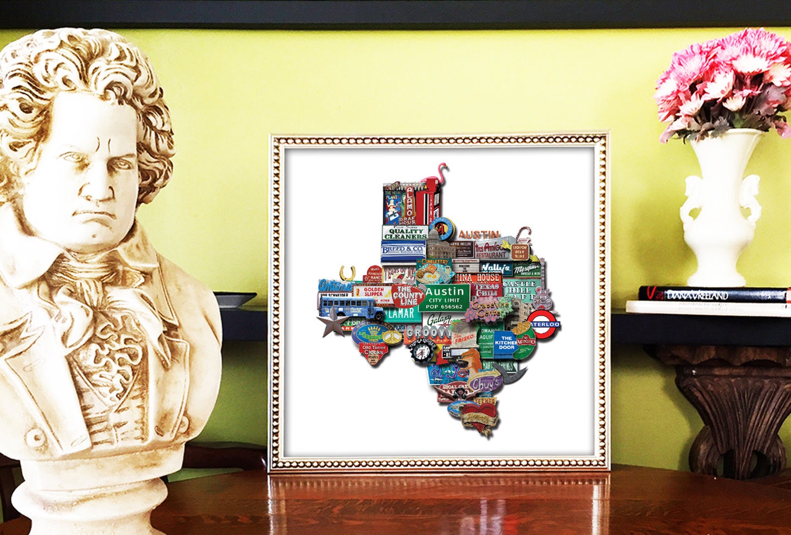 Austin Texas Art Austin Texas Wall Decor Austin Texas Wall Etsy