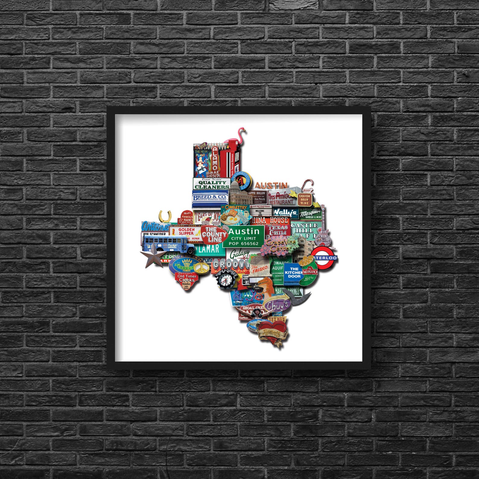 Austin Texas Art Austin Texas Wall Decor Austin Texas Wall Etsy