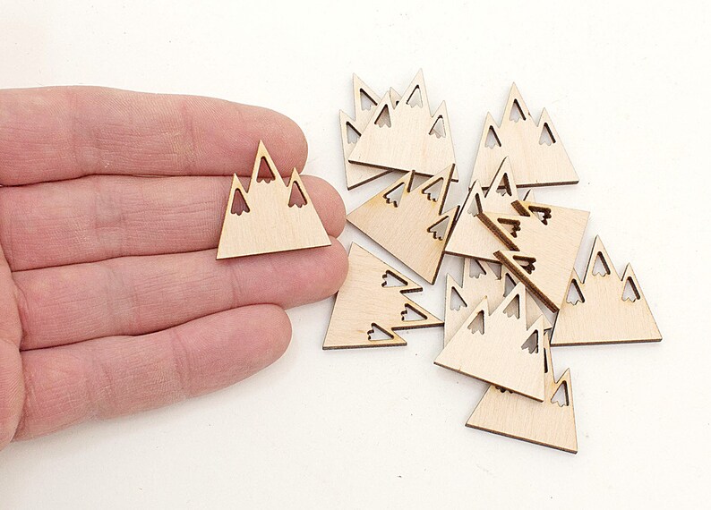 house Wooden craft shapes 6cm X 6cm X 3mm Thick x 15.