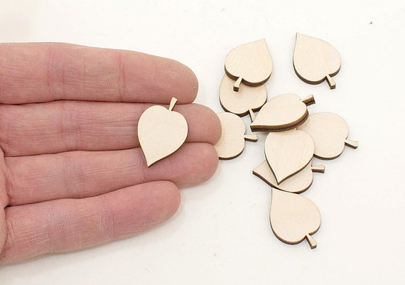 Laser Cut Wood Shape LEF10 Leaf