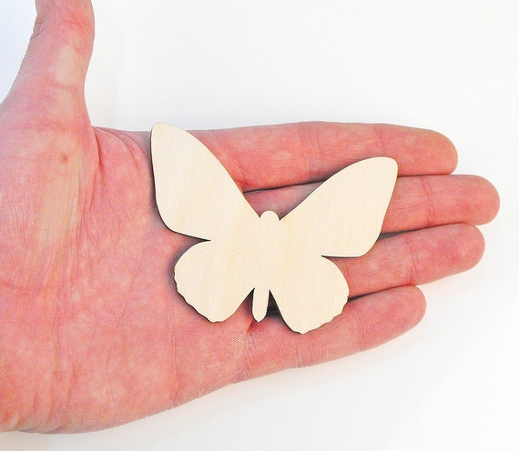 5 x Butterflies MDF Craft Embellishment Birch Plywood Laser Cut Wooden Shape