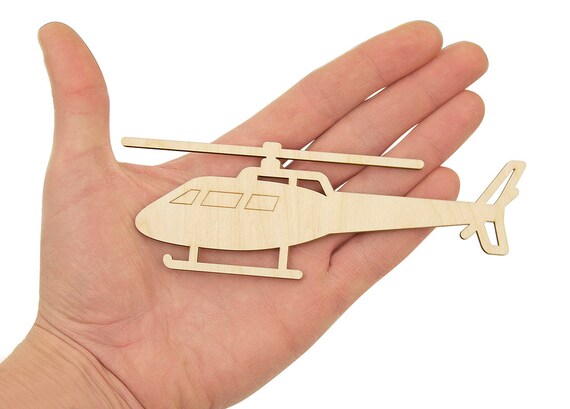 wooden helicopter