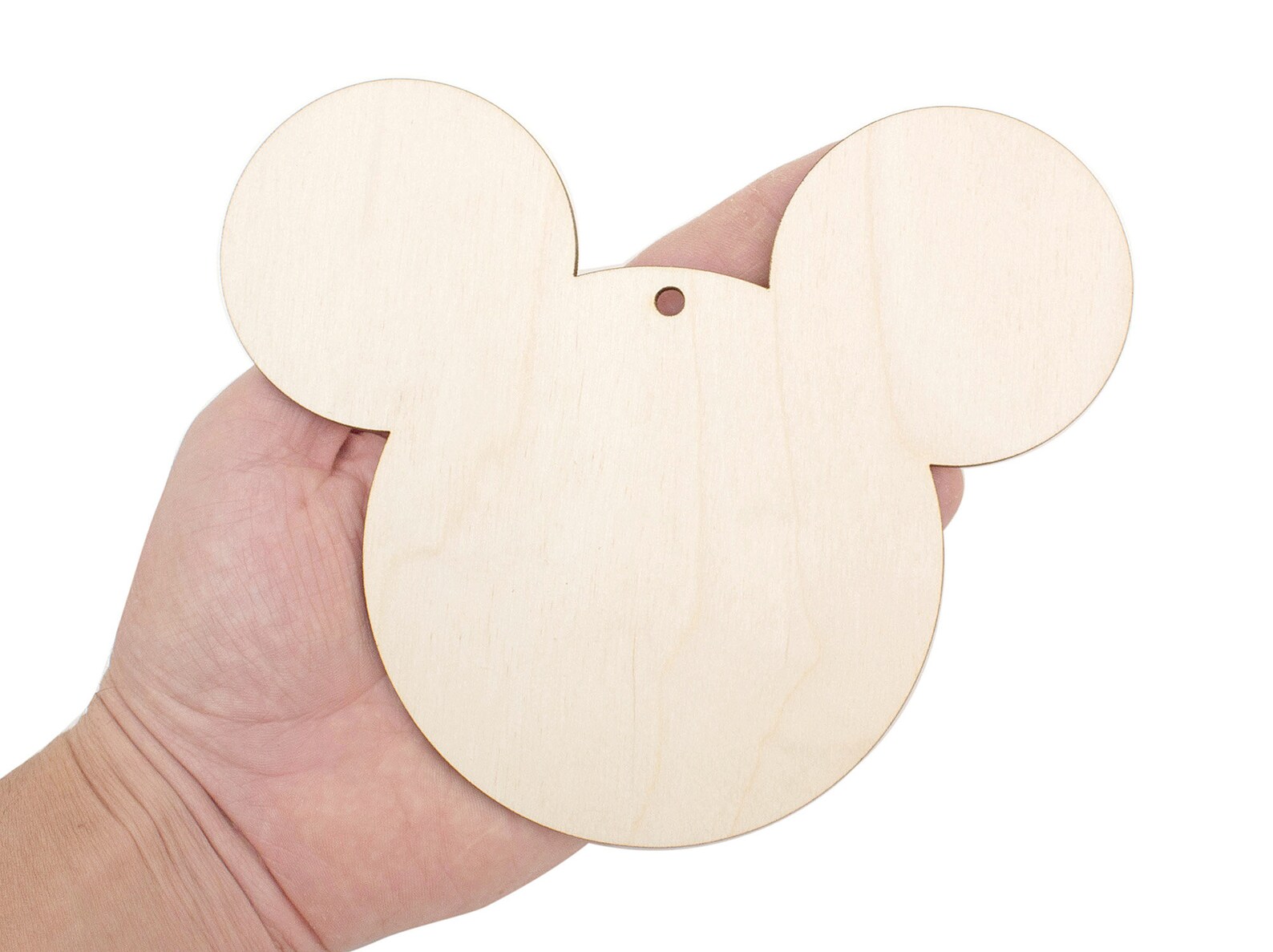 Wooden Mickey Mouse Head Cutout 14cm Wood Disney Blanks Etsy