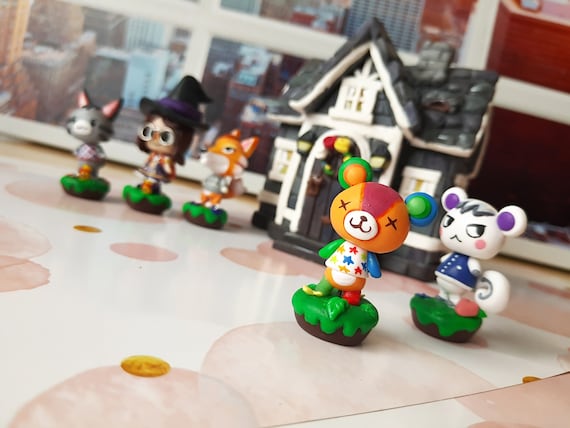 Animal Crossing Miniatures Kawaii Polymer Clay Custom Characters