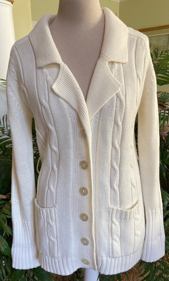 1970s Knit Jardigan by Duet