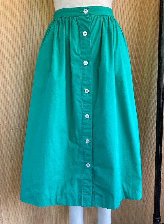 Vintage Evan-Picone Button Front Skirt