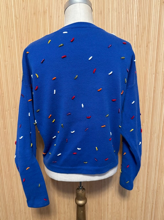 1980s Essential Elements Nubby Pullover - image 2