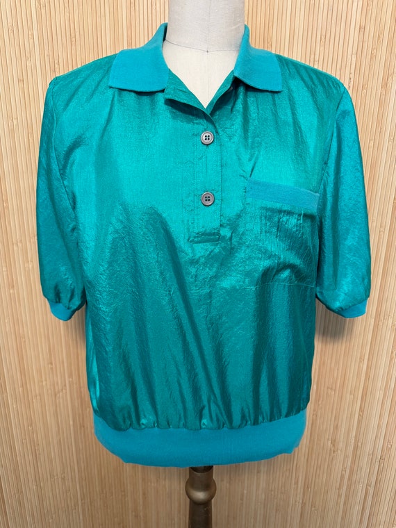 Green Westbound Pullover Blouse - image 1