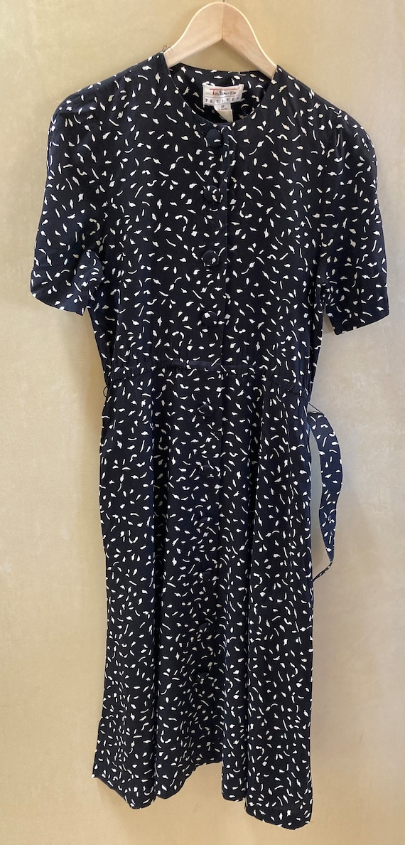 1980s Talbots Button Front Dress