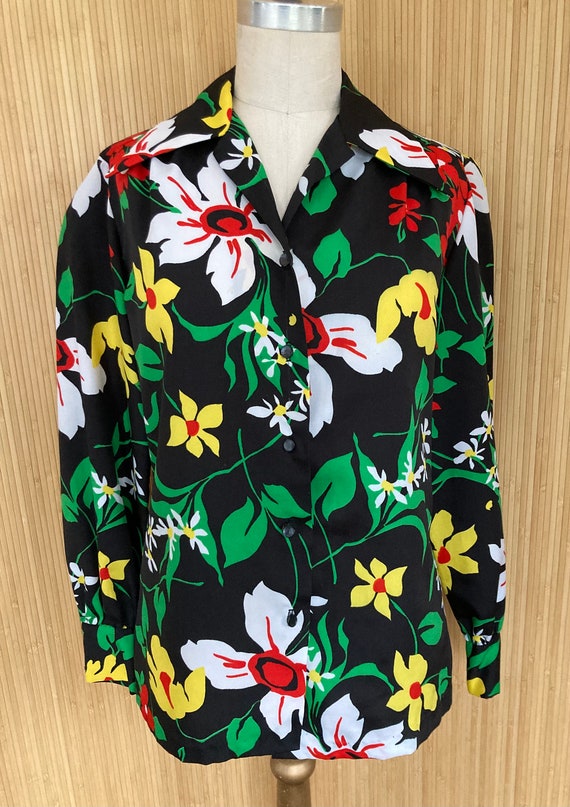 1970s Flower Power Shirt