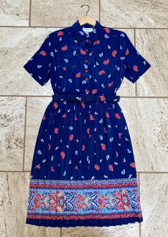 1980s Schrader Perfect Day Dress