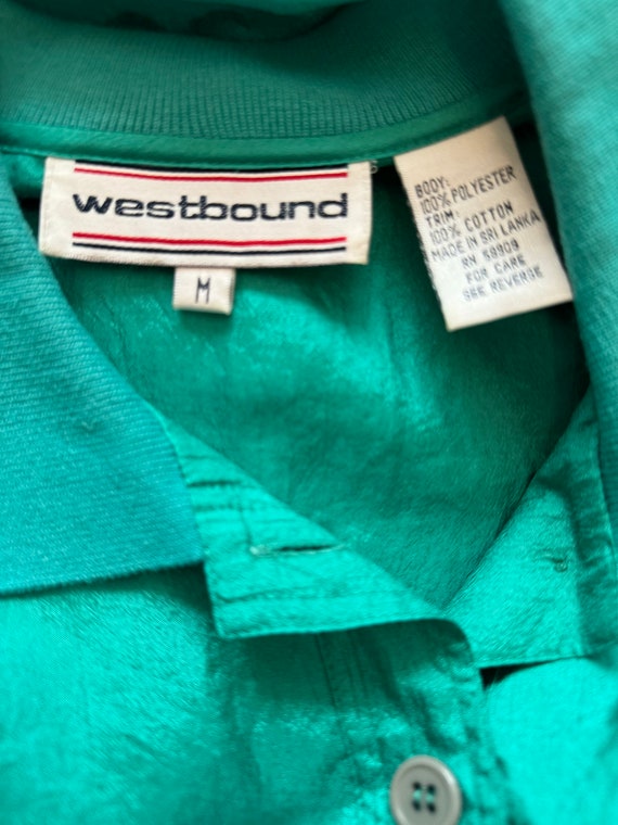 Green Westbound Pullover Blouse - image 6