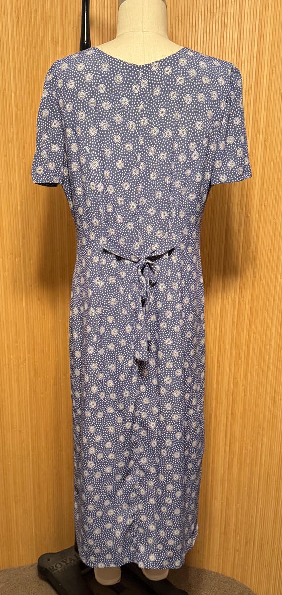 90s Talbots Circle & Dot Print Short-Sleeve Butto… - image 3