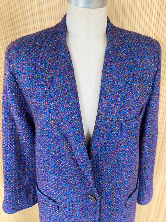 1980s Lilli Ann Collections Jewel Tone Suit - image 2