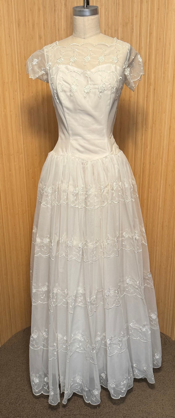 1950s Wedding or Debutante Ball Gown