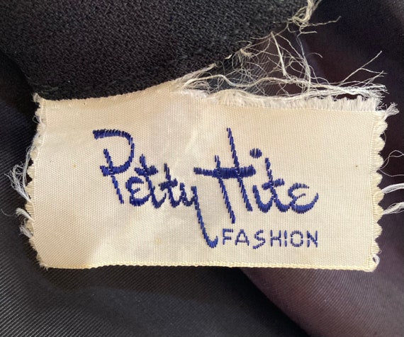 Petty Hite Fashion Black Rosette Sheath Dress - image 5
