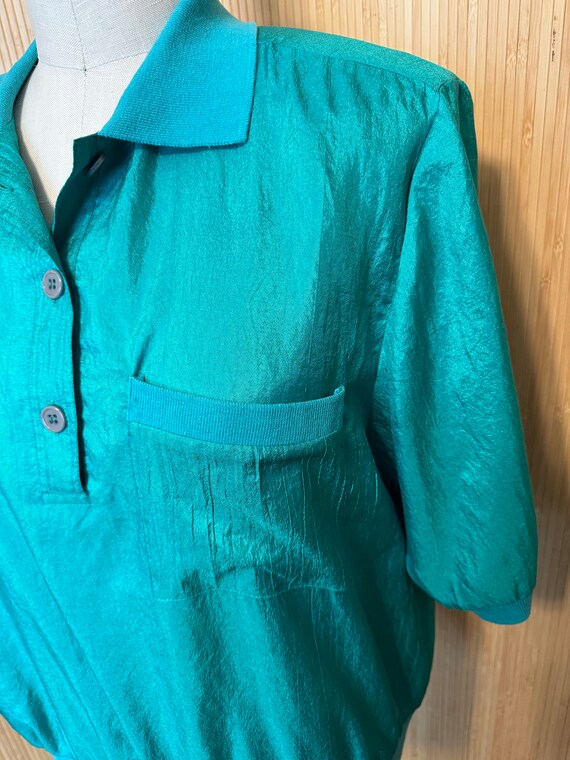Green Westbound Pullover Blouse - image 3