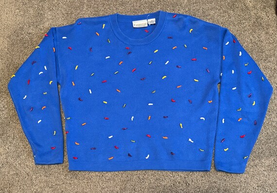 1980s Essential Elements Nubby Pullover - image 3
