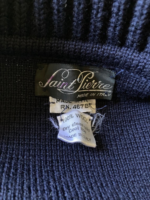St. Pierre Italian Wool Knit Jacket - image 8