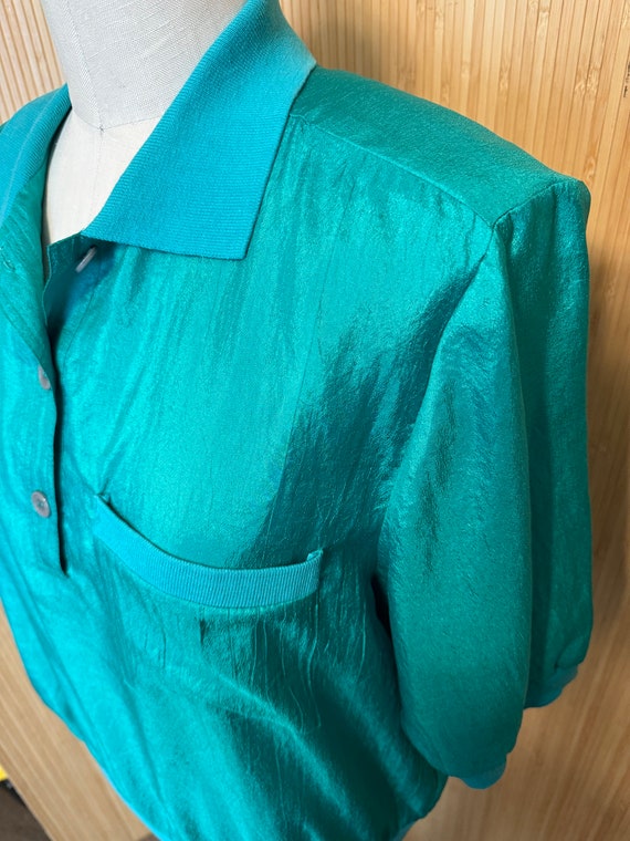 Green Westbound Pullover Blouse - image 4