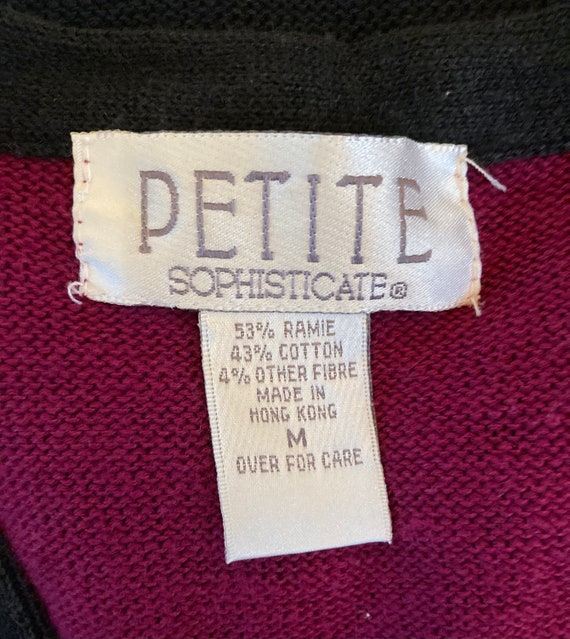 Petite Sophisticates Metallic Knit Vest - image 6