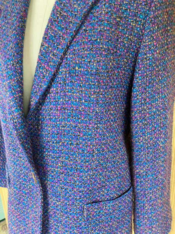 1980s Lilli Ann Collections Jewel Tone Suit Gem