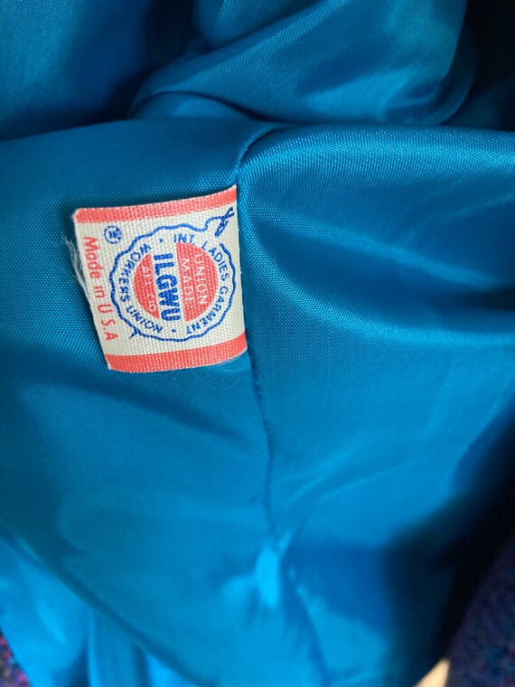 1980s Lilli Ann Collections Jewel Tone Suit Gem