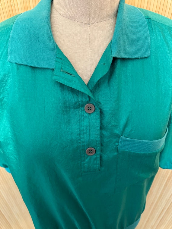 Green Westbound Pullover Blouse - image 2