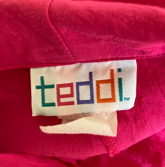 1980s Teddi Lightweight Open Front Jacket - image 5