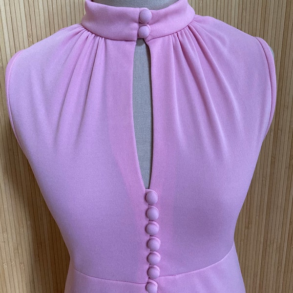 1970s Stunning Pink Maxi Dress and Jacket