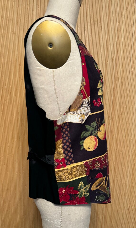 Patchwork Print Carole Antone Collection Tie-back… - image 5